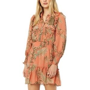 MISA Niamat Shirt Dress in Summer Fern